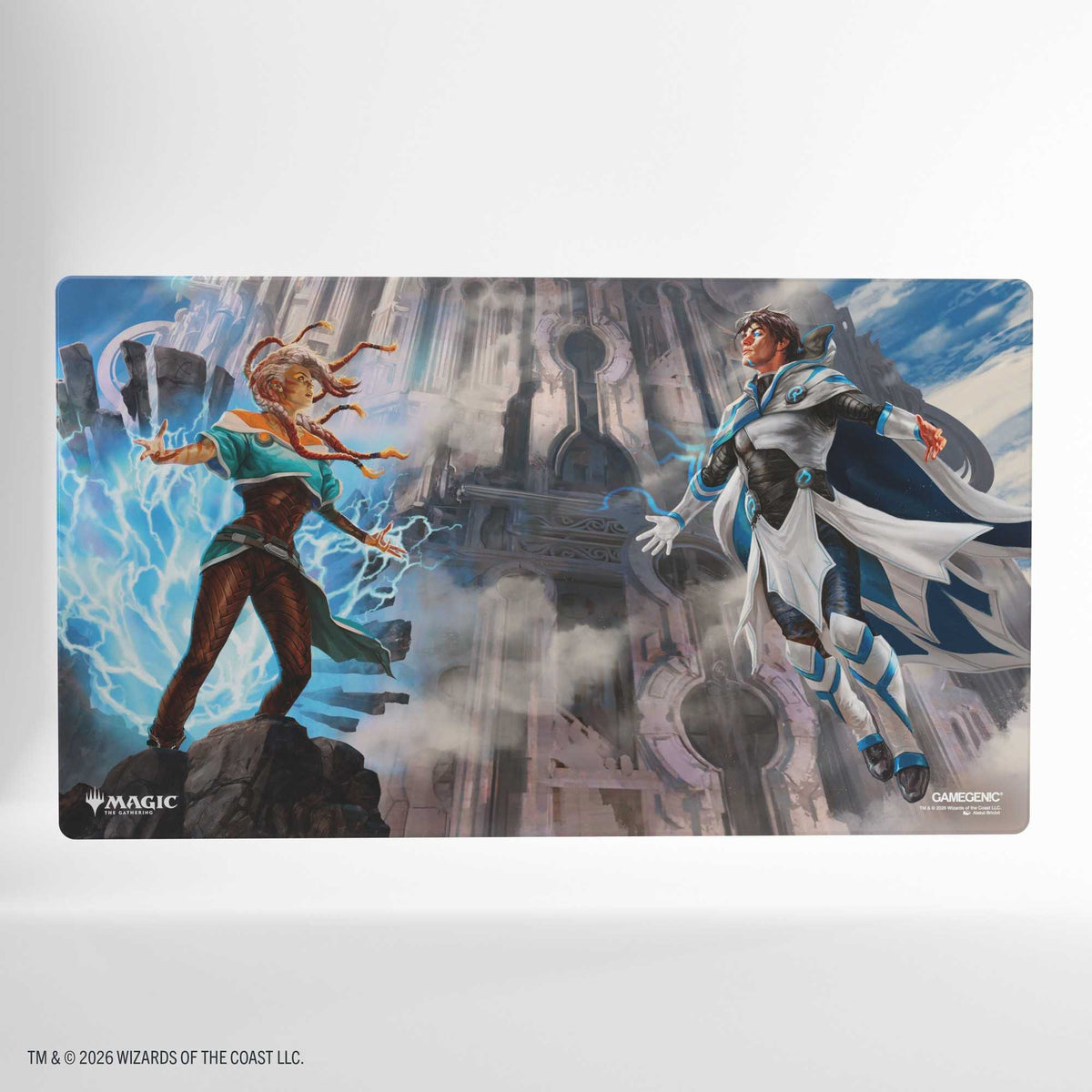 Gamegenic Magic: The Gathering Reality Fracture Shiny Playmat - Tam Beleren, Conflicted/Jace, Building Reality