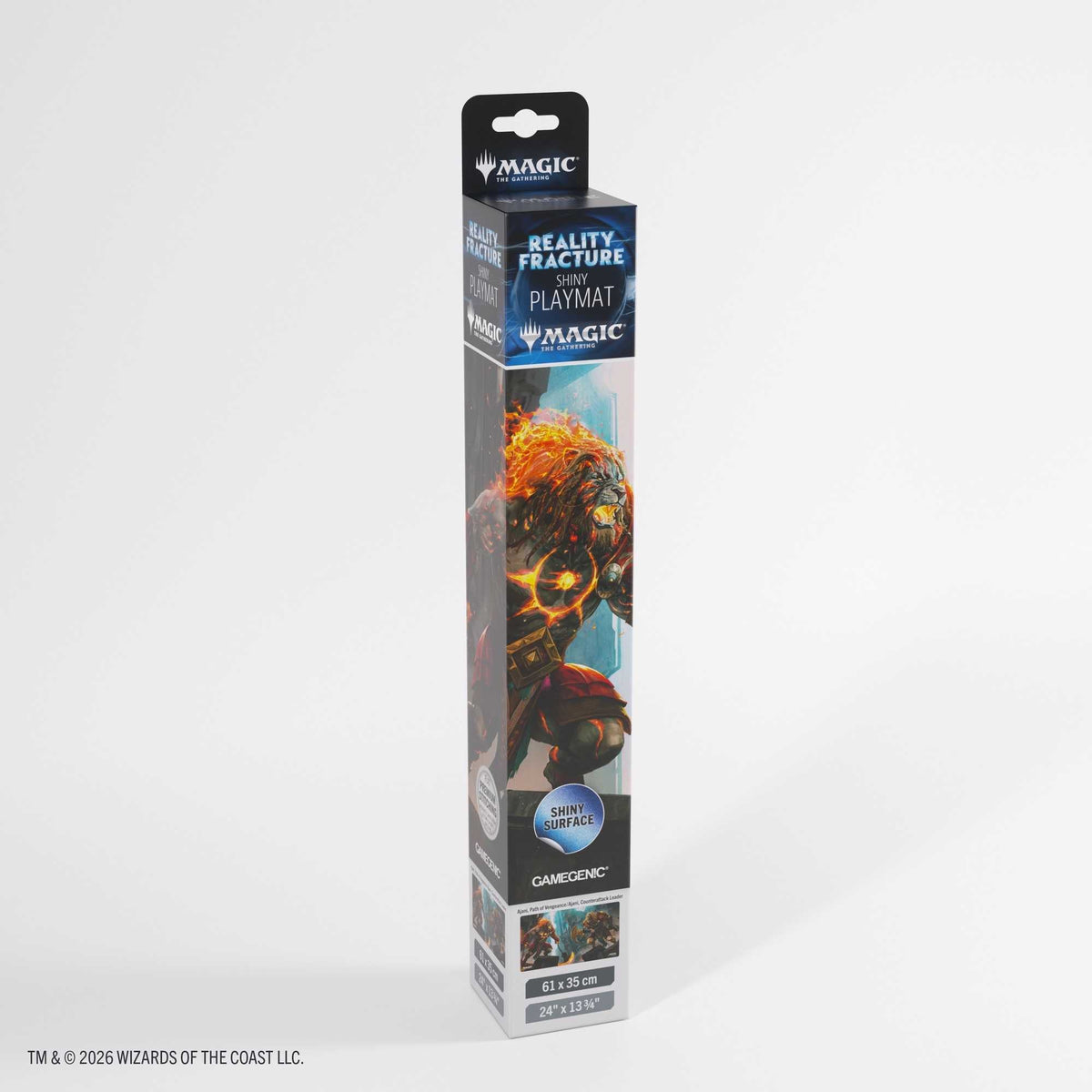 Gamegenic Magic: The Gathering Reality Fracture Shiny Playmat - Ajani, Path of Vengeance/Ajani, Counterattack Leader