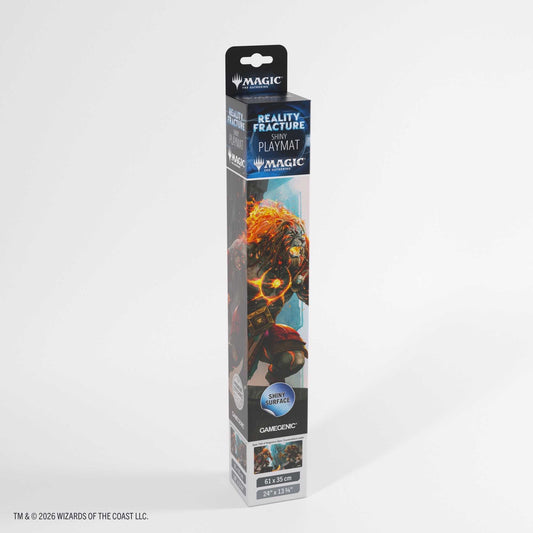 Gamegenic Magic: The Gathering Reality Fracture Shiny Playmat - Ajani, Path of Vengeance/Ajani, Counterattack Leader