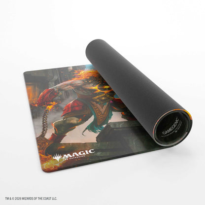 Gamegenic Magic: The Gathering Reality Fracture Shiny Playmat - Ajani, Path of Vengeance/Ajani, Counterattack Leader