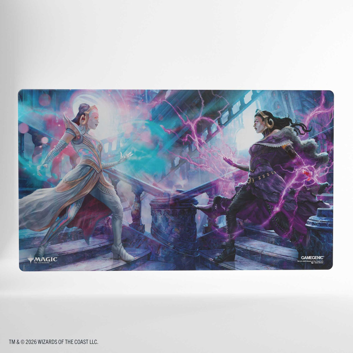 Gamegenic Magic: The Gathering Reality Fracture Shiny Playmat - Liliana, Devoted Healer/Liliana, Callous Necromancer