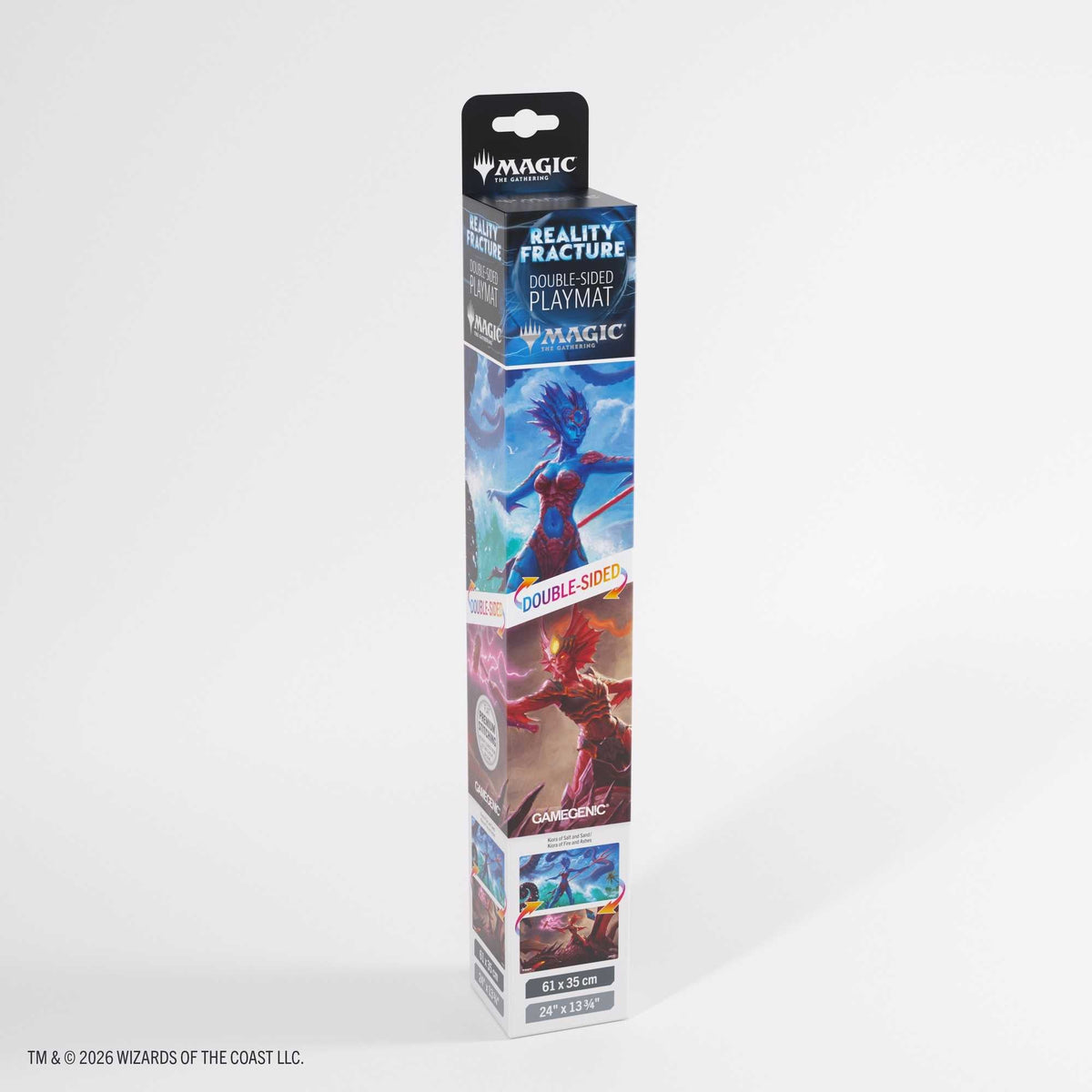 Gamegenic Magic: The Gathering Reality Fracture Double-sided Playmat – Kiora of Salt and Sand / Kiora of Fire and Ashes