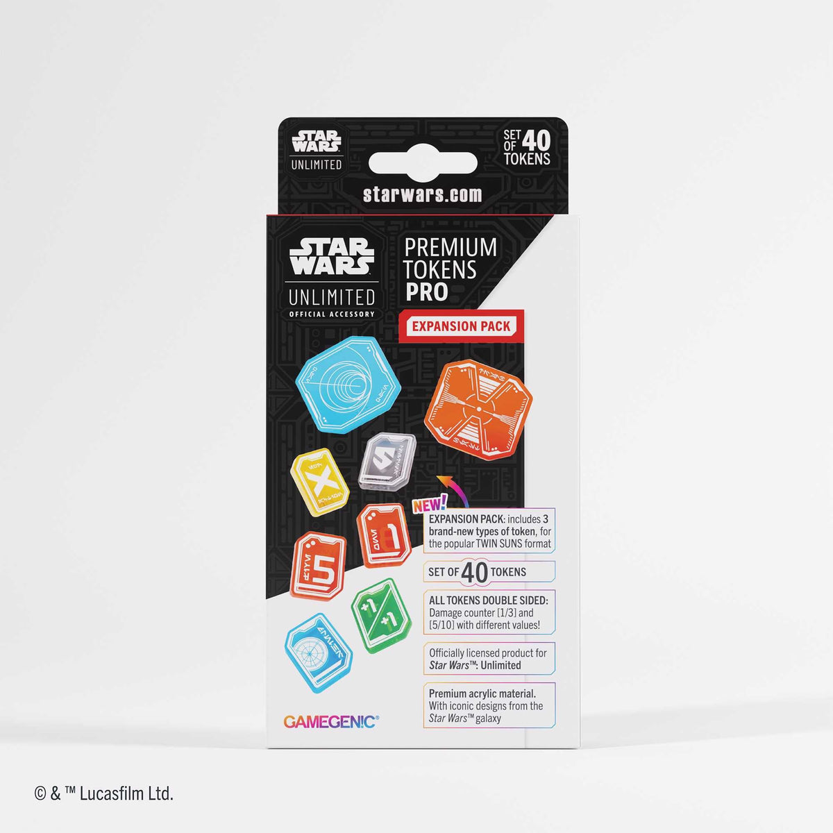 Gamegenic Star Wars: Unlimited Premium Tokens PRO Expansion Pack