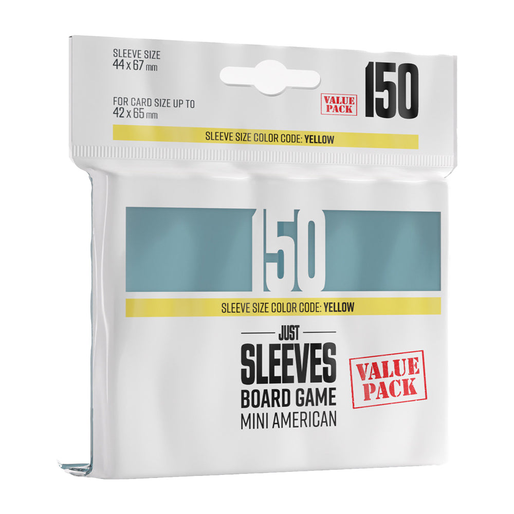 Gamegenic Just Sleeves Mini American Card Sleeves, 150 Pack