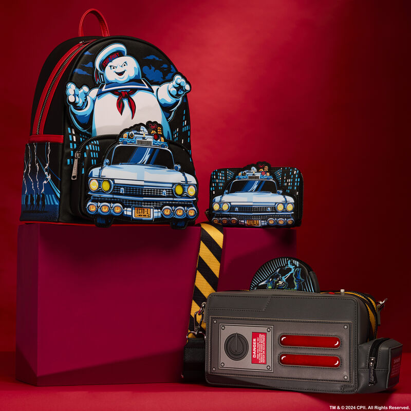 Loungefly Ghostbusters Stay Puft Ecto-1 Light-Up Mini Backpack