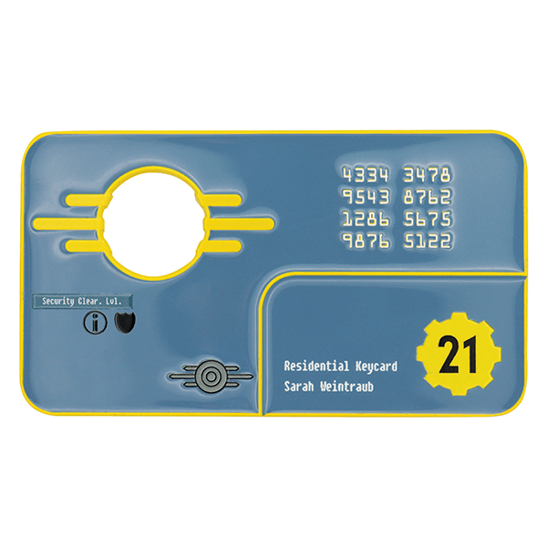 Fallout: New Vegas Vault 21 Security Keycard Replica