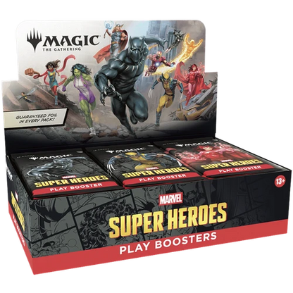 Magic: The Gathering | Marvel Super Heroes Play Booster Box – 30 Packs (Chance of Chase)