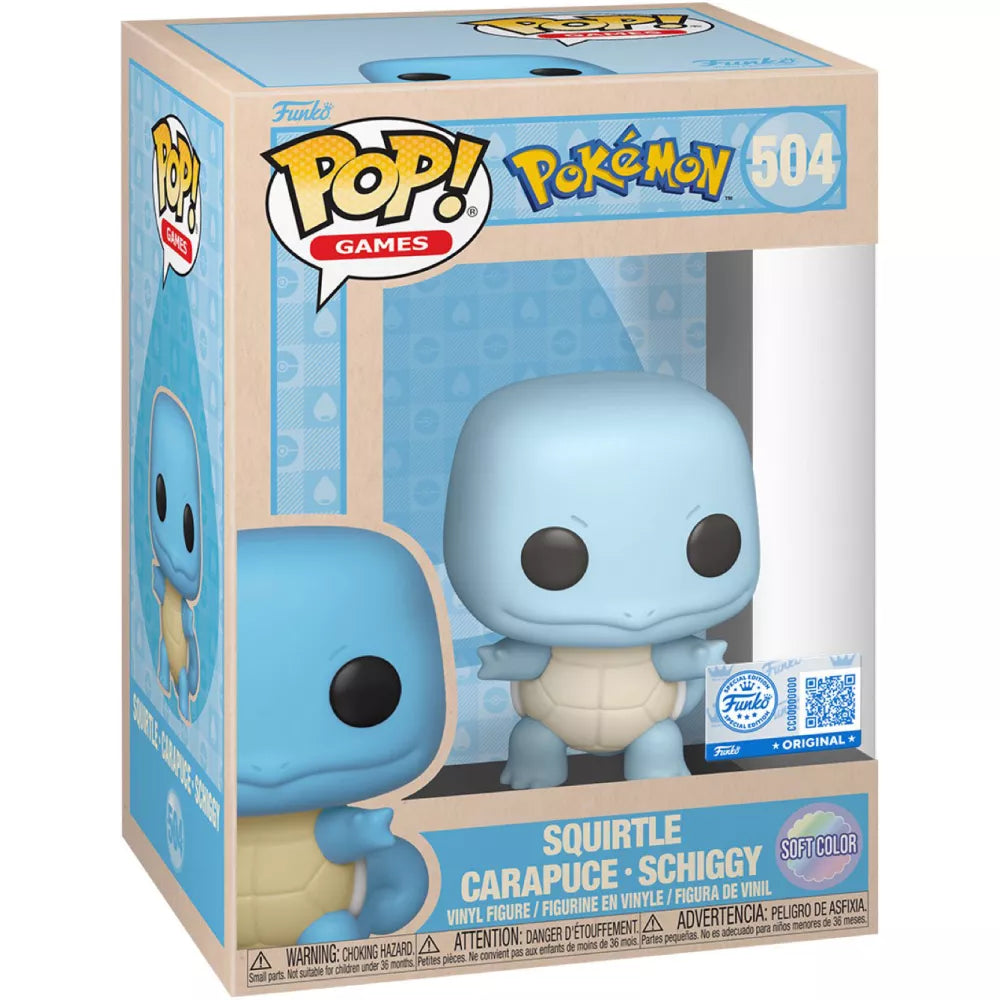 Funko Pop! Vinyl Pokémon Squirtle (Soft Colour)