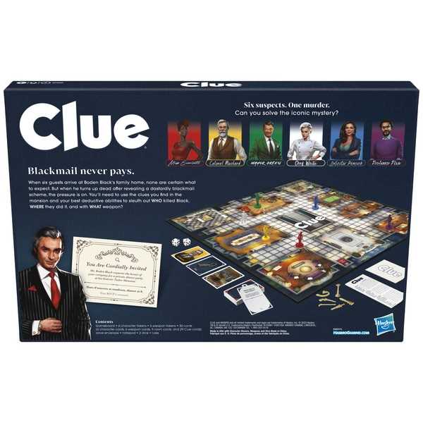 Hasbro Cluedo Classic Refresh Mystery Board Game