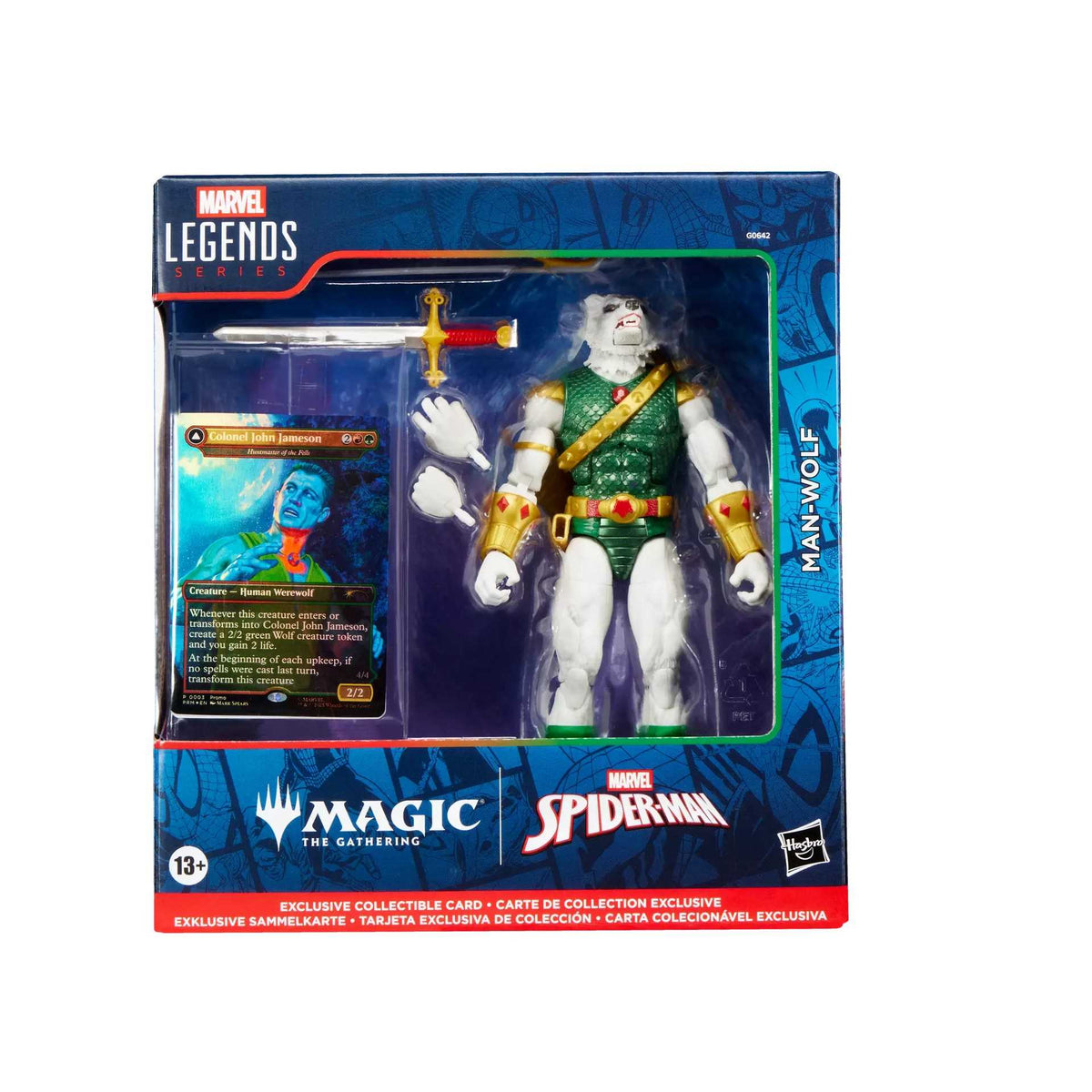 Magic: The Gathering Marvel Legends Man-Wolf Figure