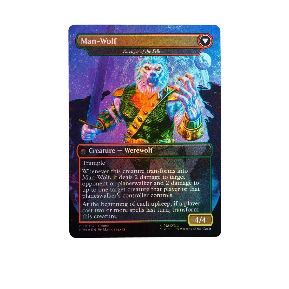 Magic: The Gathering Marvel Legends Man-Wolf Figure
