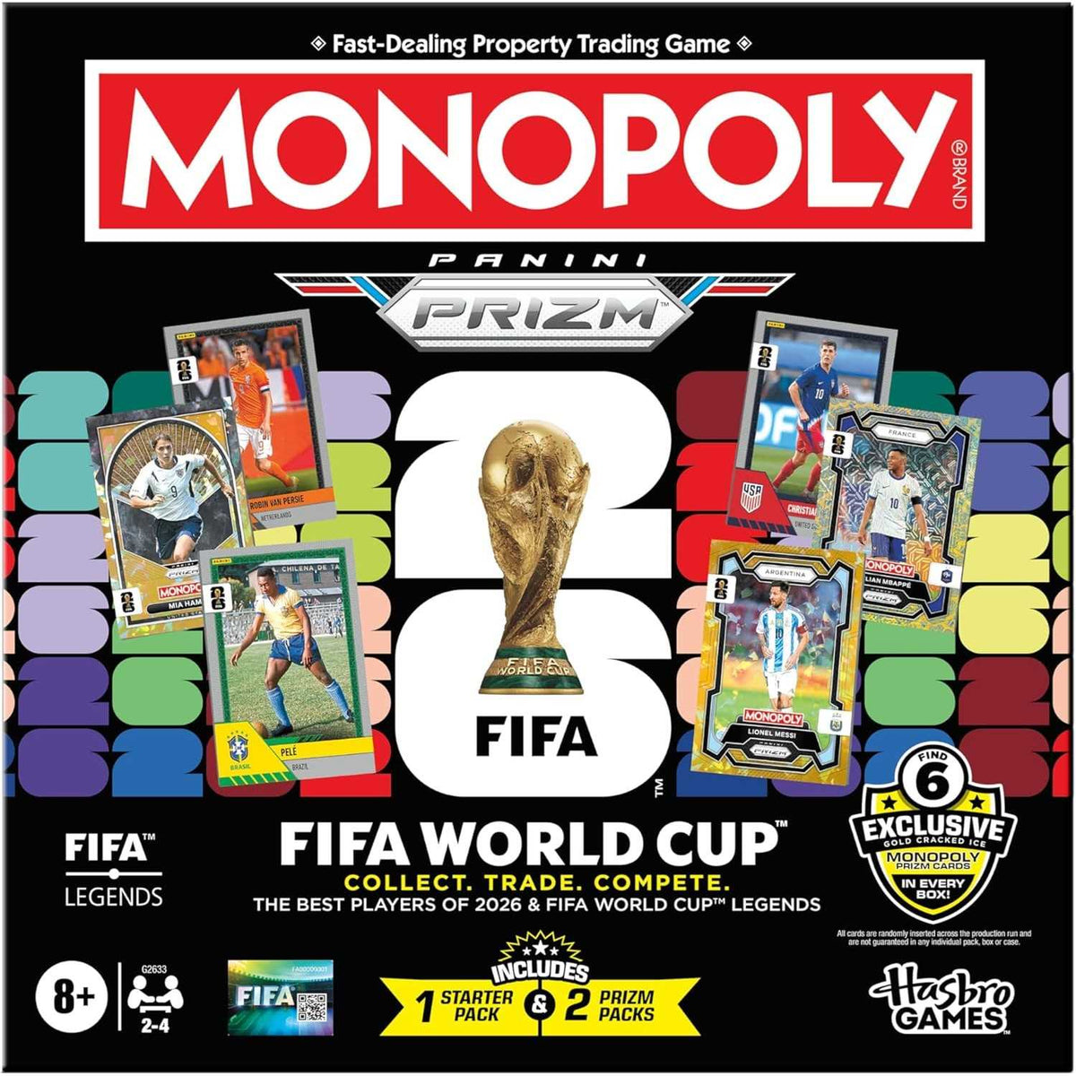 Monopoly FIFA Core – Panini Prizm FIFA World Cup 2026