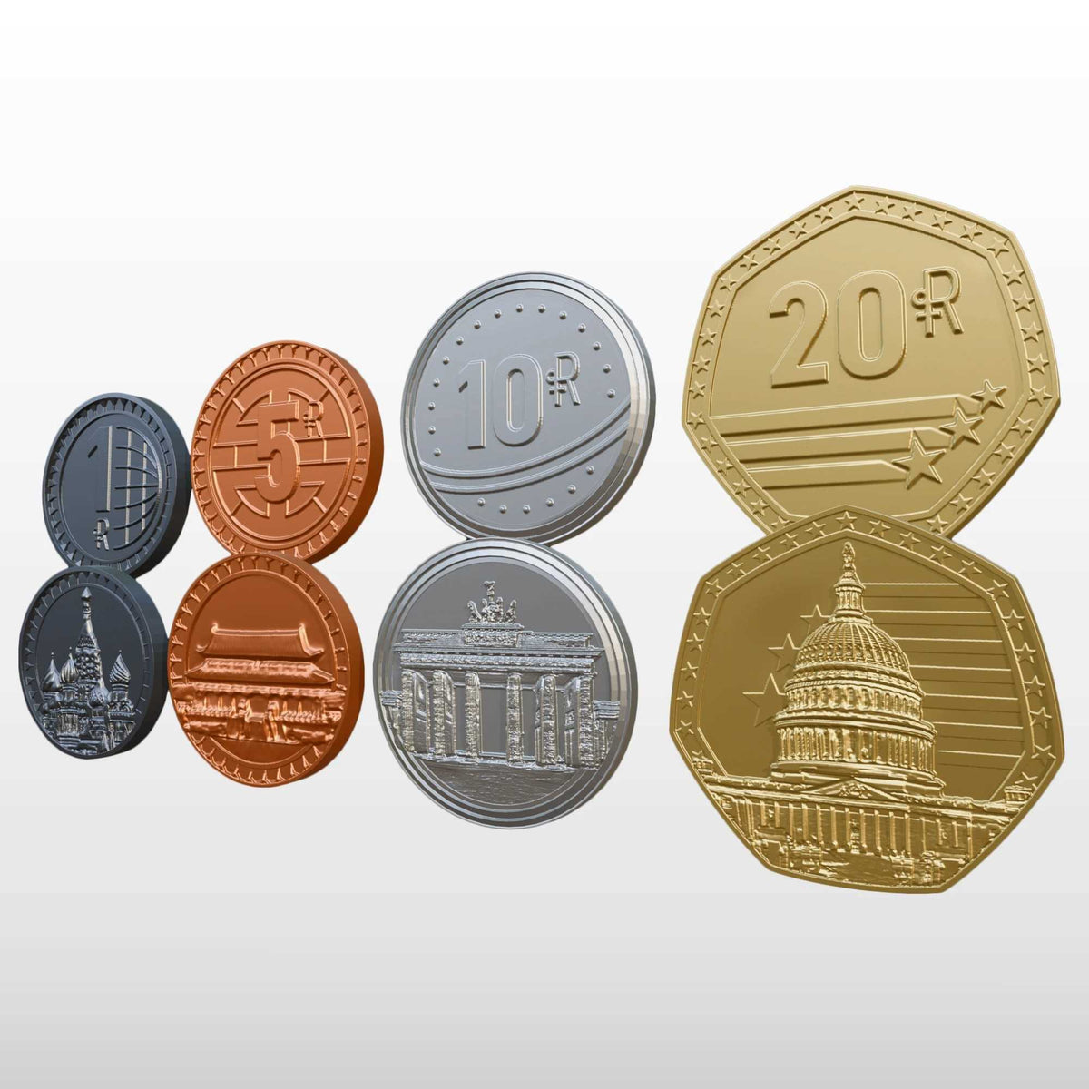 World Order: 85 Deluxe Metal Coins