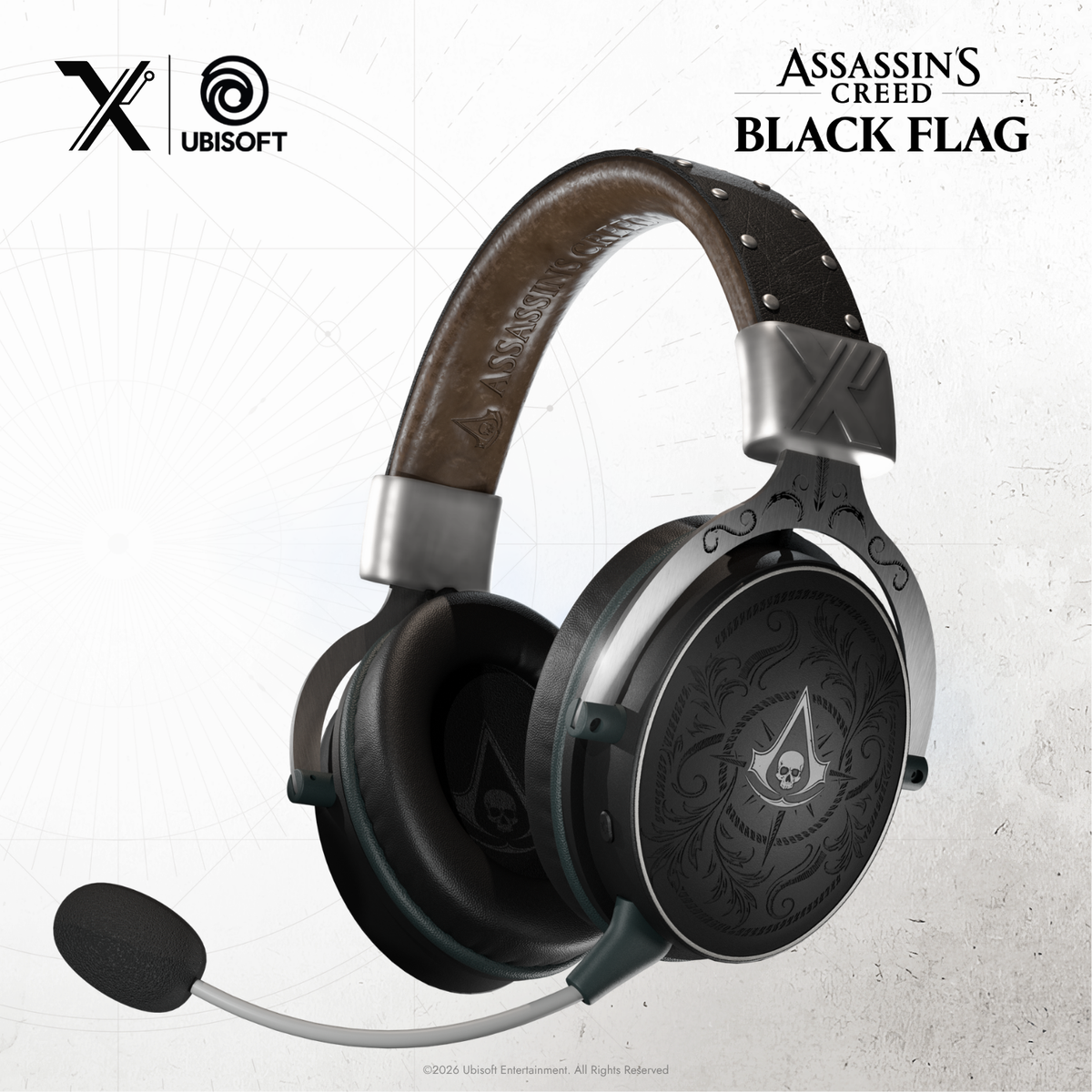 Lexip Assassin’s Creed Black Flag Resynced Tatoo Wireless Gaming Headset