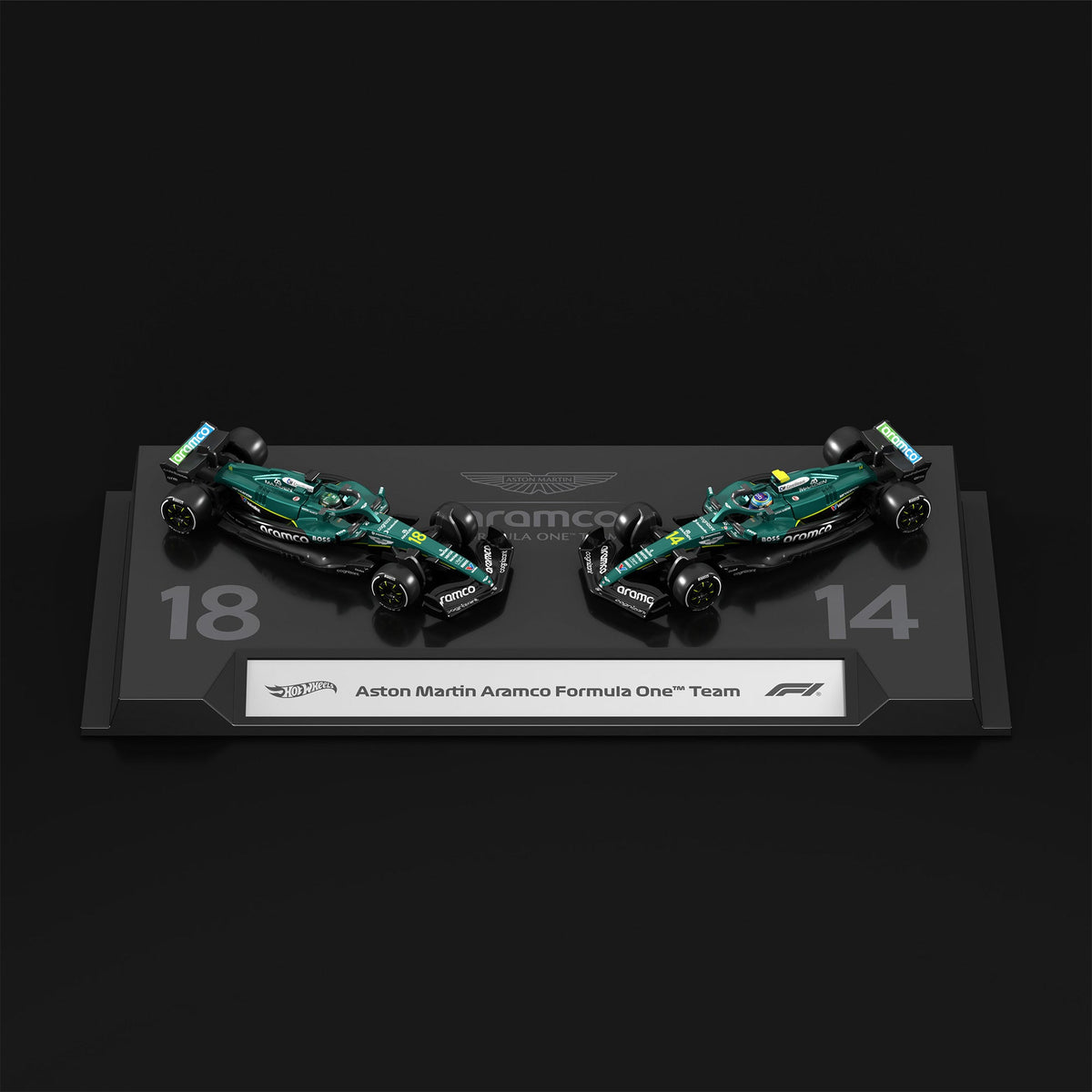 Hot Wheels Premium Aston Martin Aramco Formula 1 2-Pack