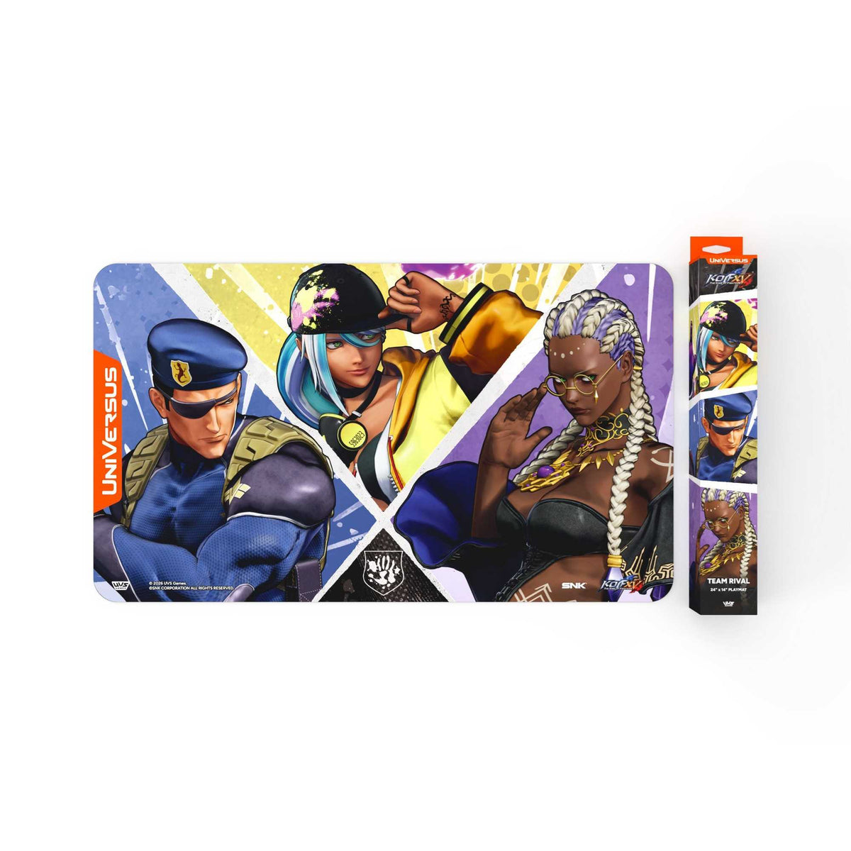UniVersus The King of Fighters XV Challenger Series Team Hero Playmat