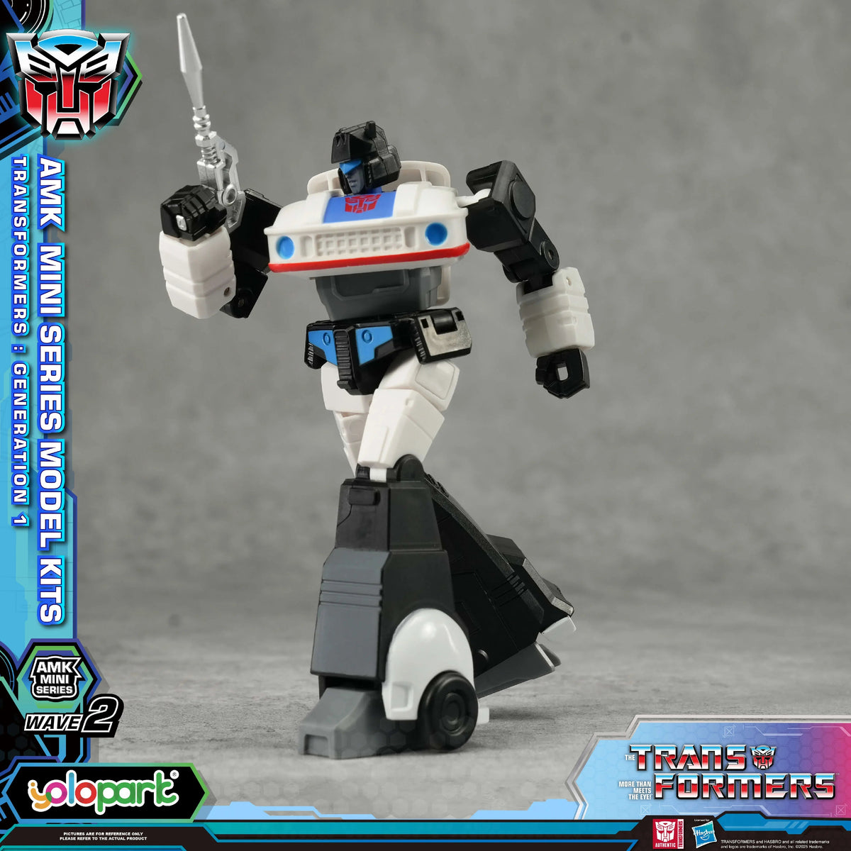 YOLOPARK Transformers Generation 1 AMK Mini Wave 2 Jazz 11cm Model Kit