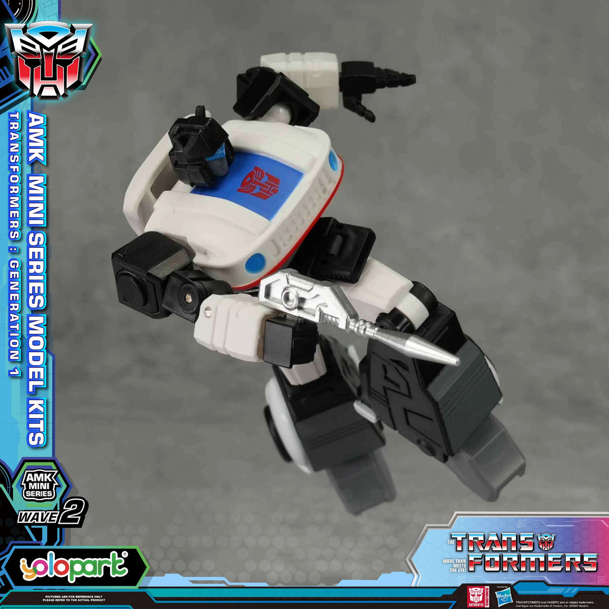 YOLOPARK Transformers Generation 1 AMK Mini Wave 2 Jazz 11cm Model Kit