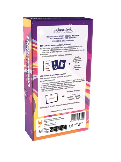 Omniscient Card Game