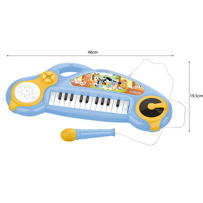 Lexibook Bluey Electronic Keyboard with Lights and Microphone