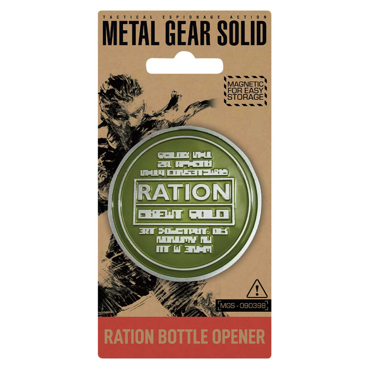 Metal Gear Solid Ration Magnetic Bottle Opener