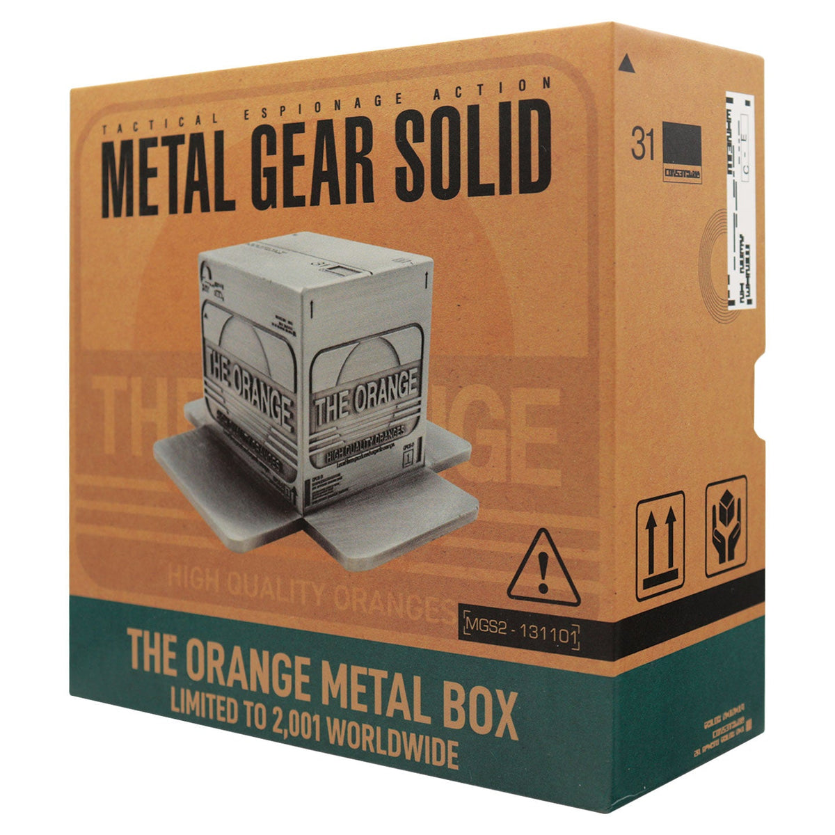 Metal Gear Solid 2 Limited Edition Metal Replica Cardboard Box