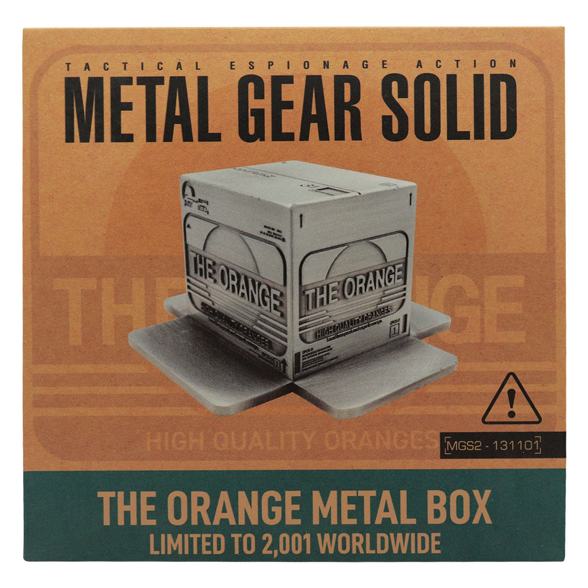 Metal Gear Solid 2 Limited Edition Metal Replica Cardboard Box