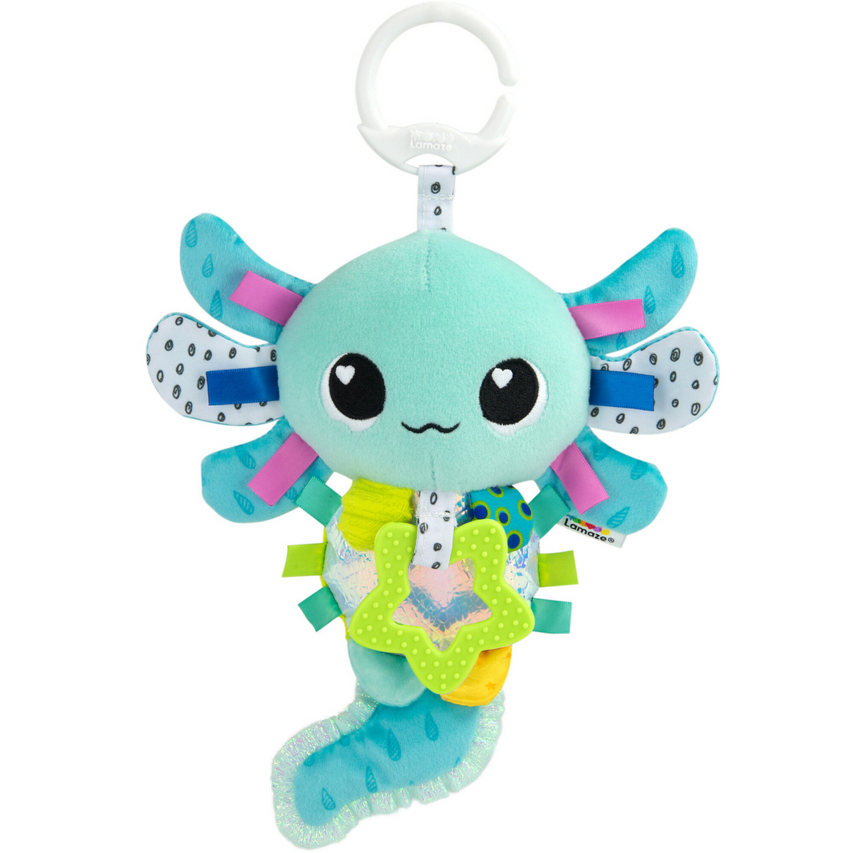 Lamaze Alise the Axolotl Clip & Go Baby Activity Toy