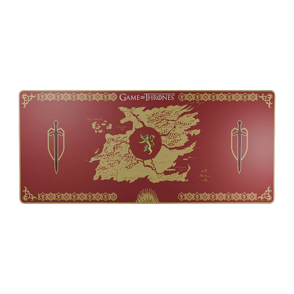 Lexip Game of Thrones House Lannister XXL Gaming Mouse Pad - Red