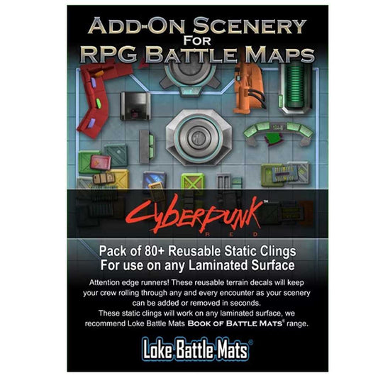 Cyberpunk: Add-On Scenery for RPG Battle Maps