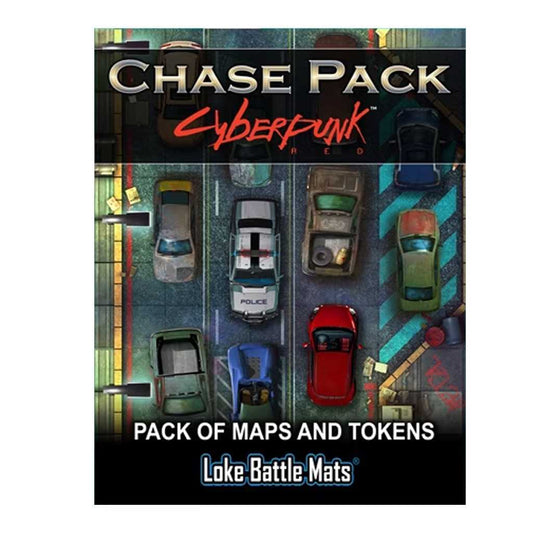 Cyberpunk: Chase Pack – Pack of Maps and Tokens (Chance of Chase)