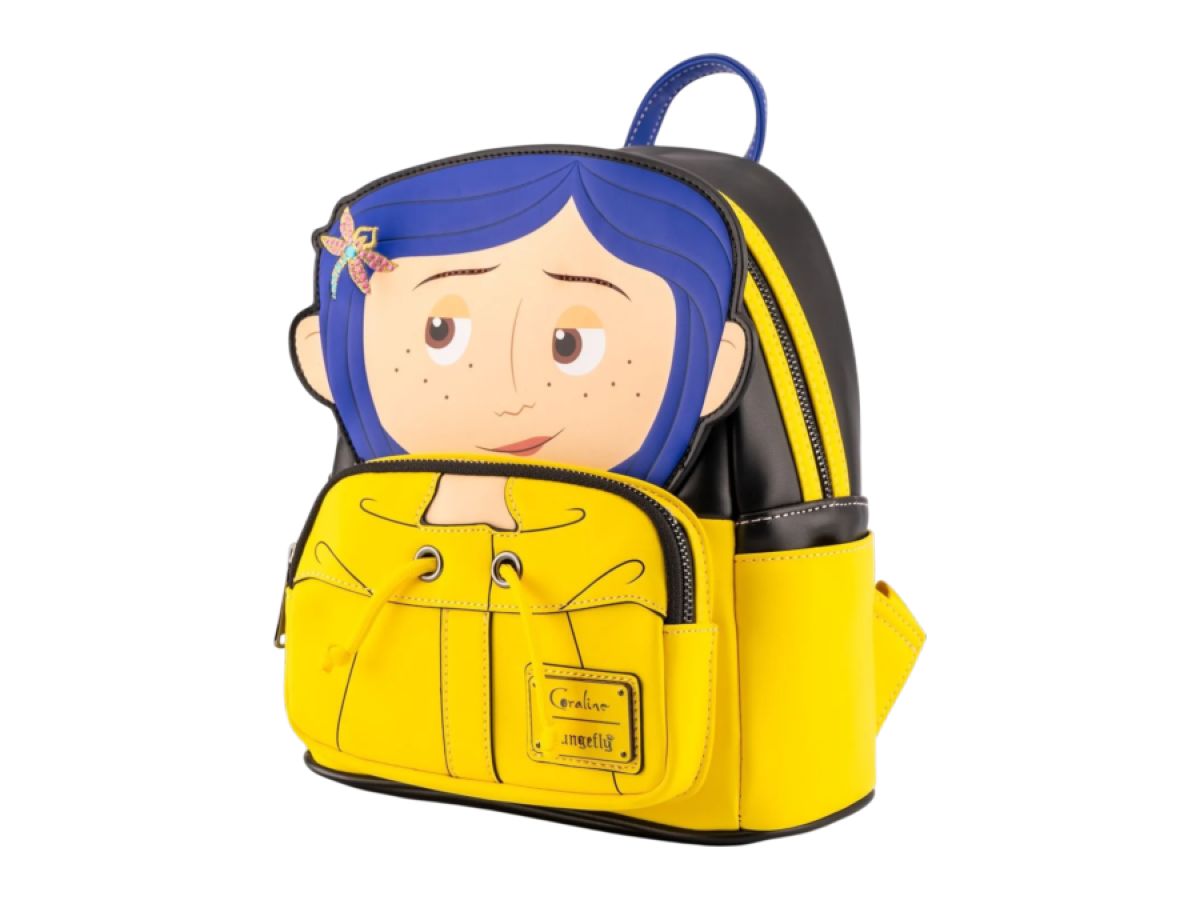 Loungefly Coraline Raincoat Cosplay Mini Backpack