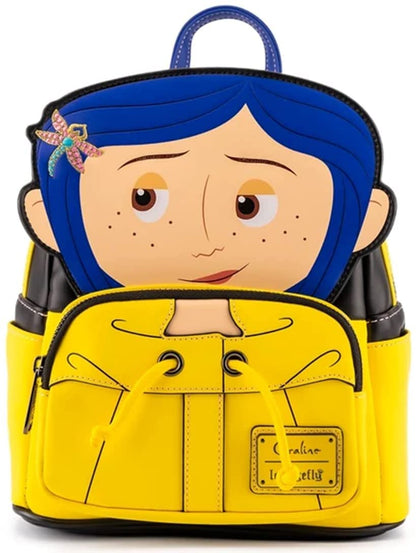 Loungefly Coraline Raincoat Cosplay Mini Backpack