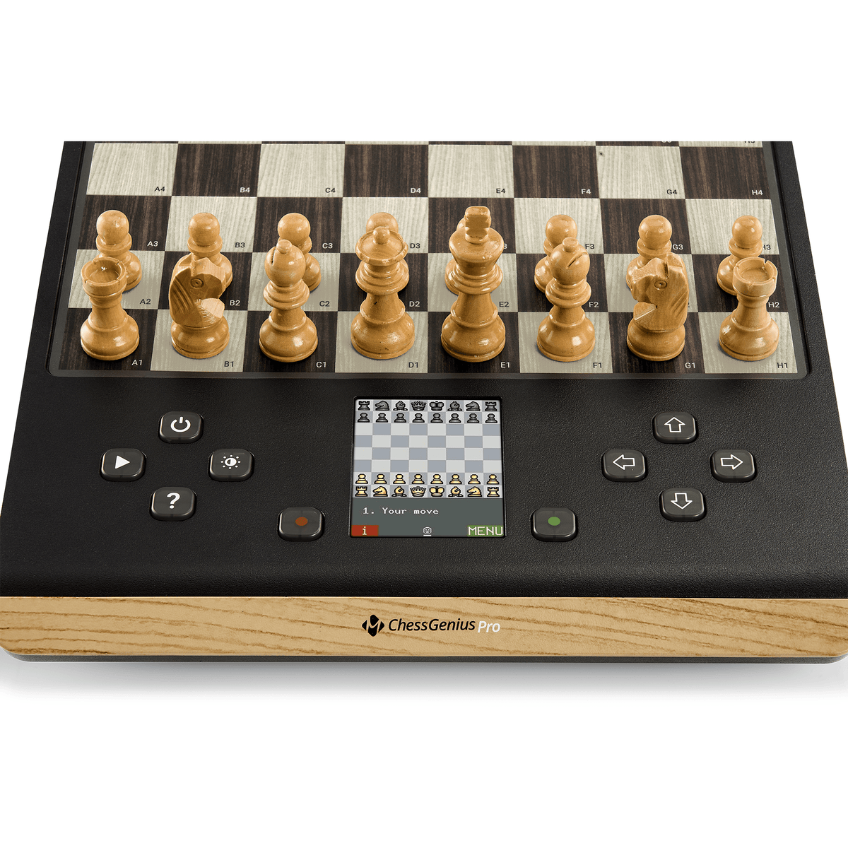 MILLENNIUM ChessGenius Pro Wood Edition Electronic Chess Computer