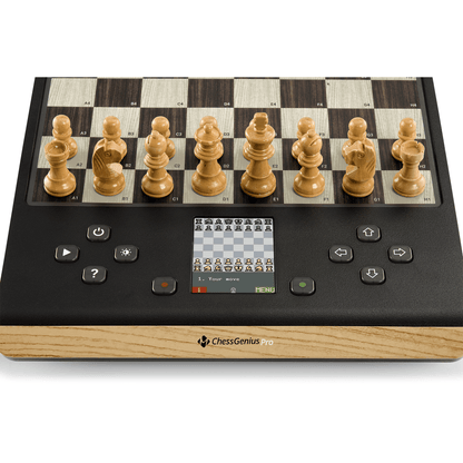 MILLENNIUM ChessGenius Pro Wood Edition Electronic Chess Computer
