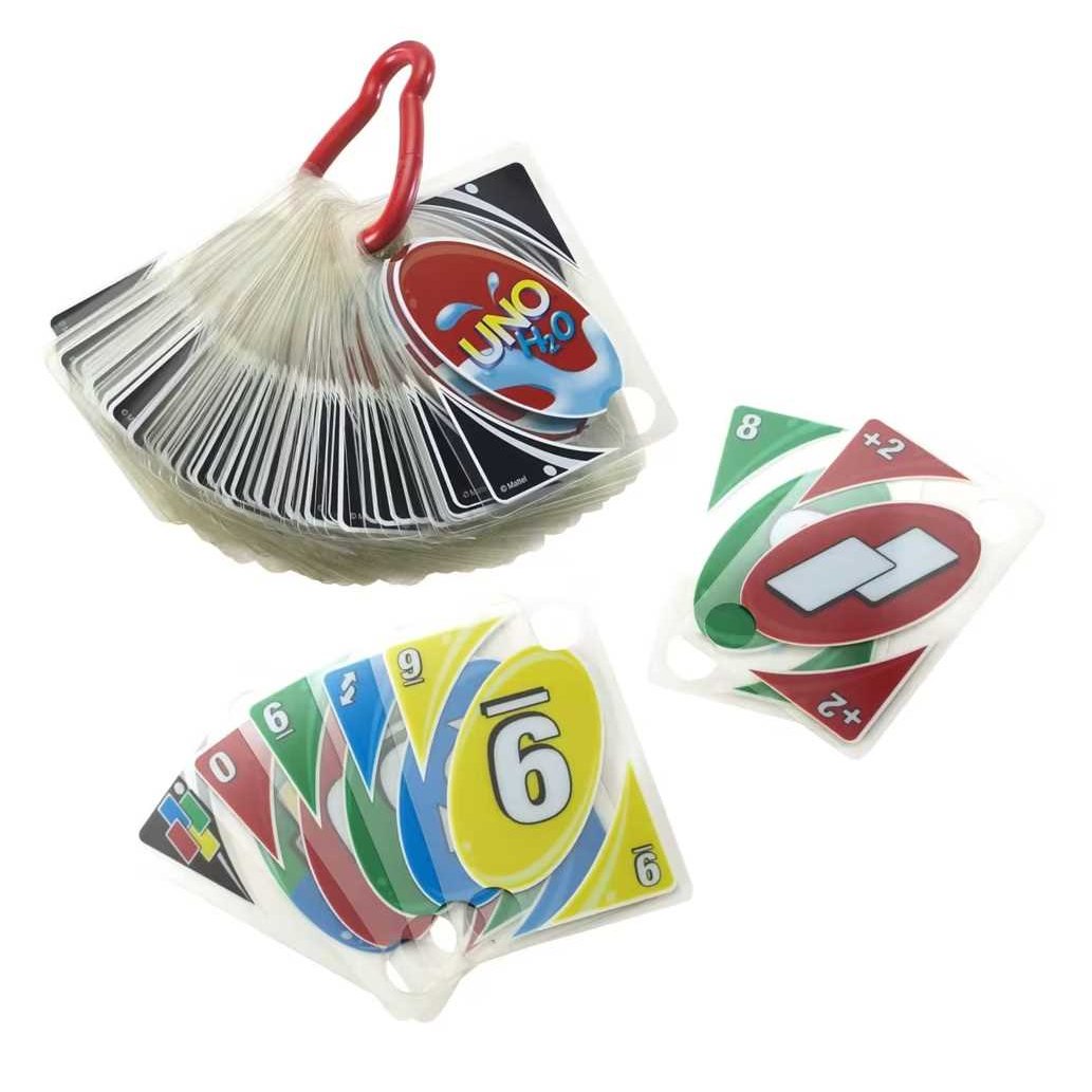 UNO H2O To Go Water-Resistant Card Game – 108 Cards
