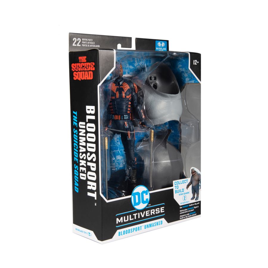 McFarlane Toys DC Multiverse The Suicide Squad Bloodsport Unmasked 7-Inch Action Figure