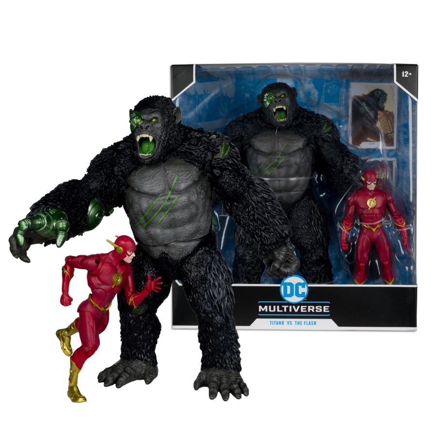 McFarlane Toys DC Multiverse The Flash vs Titano Megafig 2-Pack