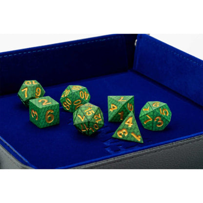 FanRoll Dragon Storm Silicone Dice Set – Green Dragon Scales