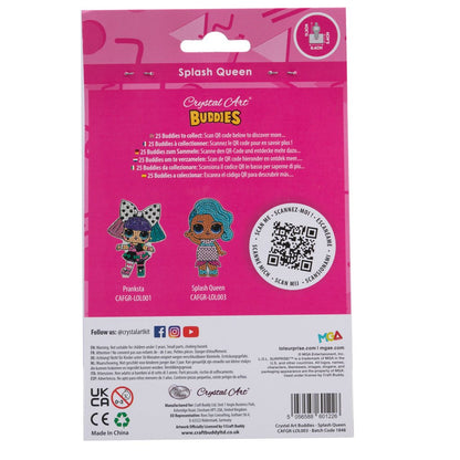 Crystal Art Buddies L.O.L. Surprise! Splash Queen Craft Kit