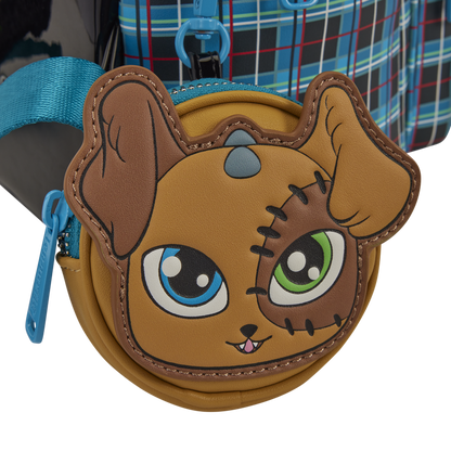Loungefly Monster High Frankie Stein Cosplay Mini Backpack with Coin Bag