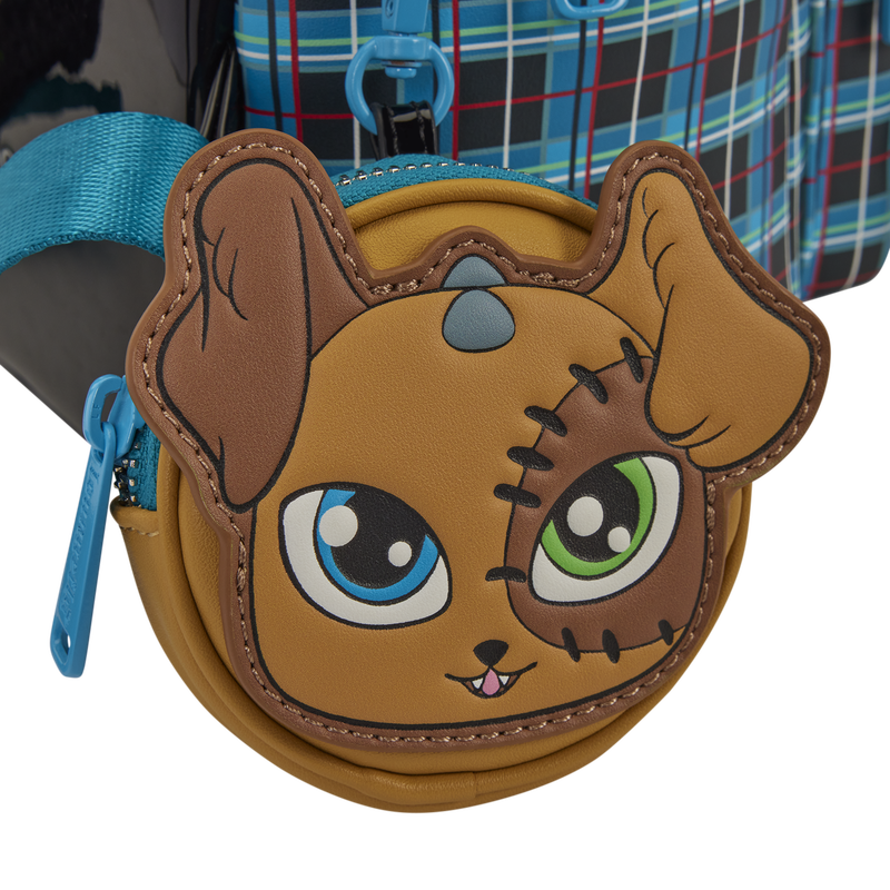 Loungefly Monster High Frankie Stein Cosplay Mini Backpack with Coin Bag