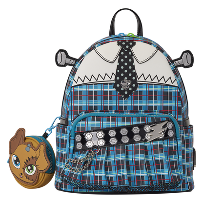 Loungefly Monster High Frankie Stein Cosplay Mini Backpack with Coin Bag