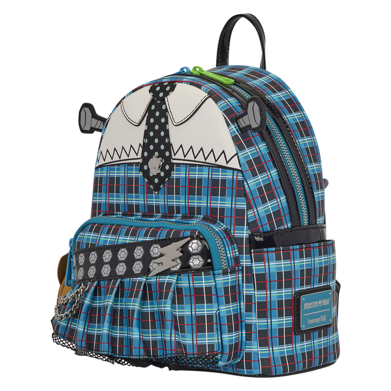 Loungefly Monster High Frankie Stein Cosplay Mini Backpack with Coin Bag