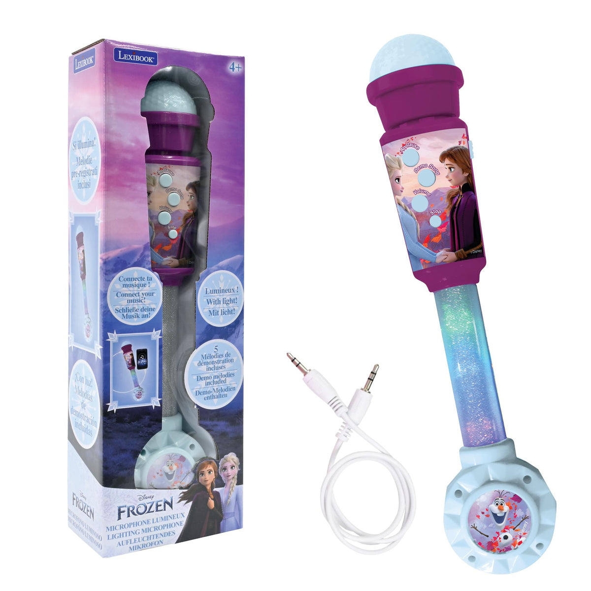 Lexibook Disney Frozen Light-Up Microphone with Speaker