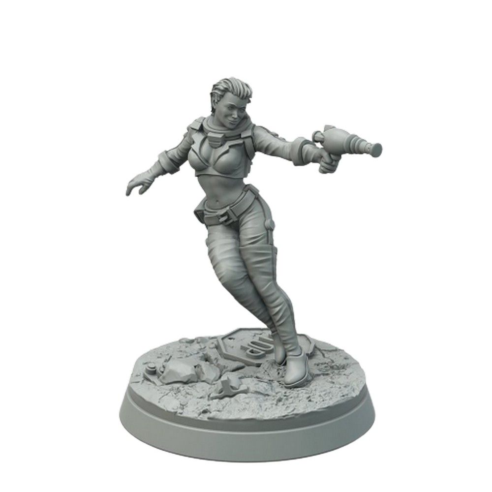 Fallout: Wasteland Warfare Nuka Cola Girl Resin Miniature