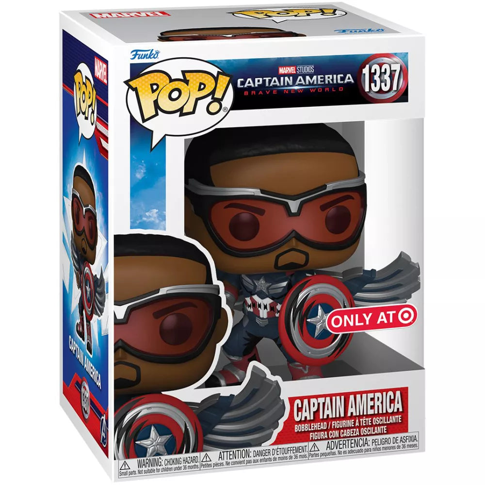 Funko Pop! Vinyl Marvel Captain America (Retro Comic) #1337