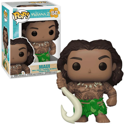 Funko Pop! Vinyl Disney Moana 2 Maui with Fish Hook #1547 Vinyl Figure #1547
