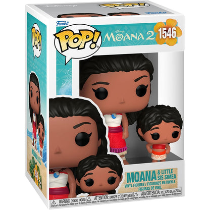 Funko Pop! Vinyl Disney Moana 2 Moana & Little Sis Simea #1546 Vinyl Figure #1546