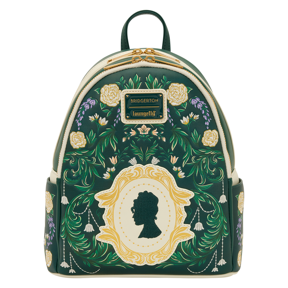 Loungefly Bridgerton Silhouette Floral Mini Backpack